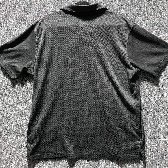 Bolle Polo Shirt Mens 2XL Black Performance Golf Mesh Lightweight Short Sleeve - Picture 7 of 8